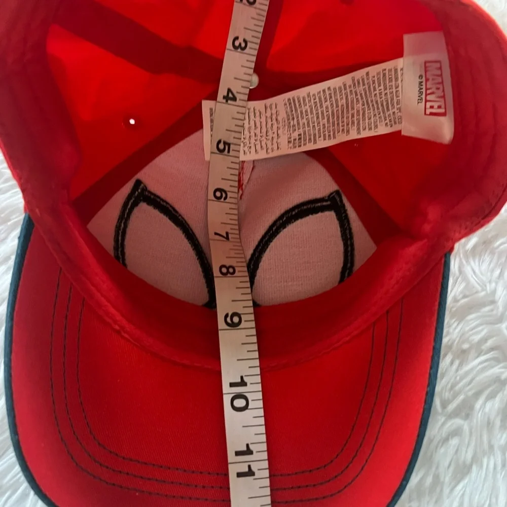 Marvel Spider-Man Red and Blue Kids Baseball Hat - Picture 7 of 7